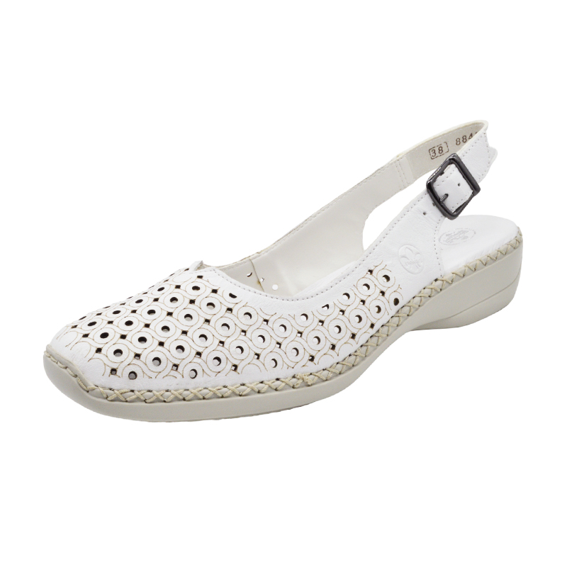 Dámské letní sandály RIEKER 41350-80 bílá