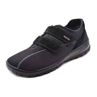 Dámská obuv na suchý zip s paměťovou pěnou ORTOMED 4009-T21 černá vel. 42